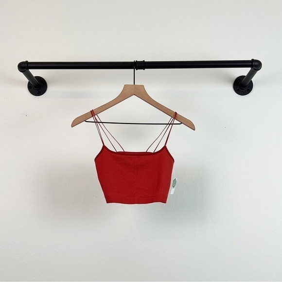 NWT Gilly Hicks Seamless Lace Back Double Strap Ribbed Bralette - Picture 7 of 10